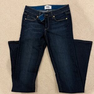 PAIGE Women's Indigo Straight Leg Jeans